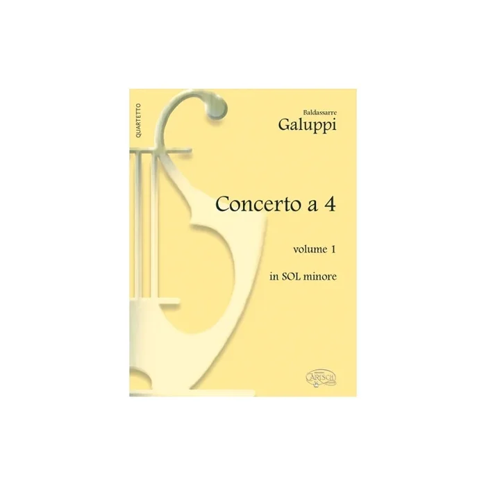 Galuppi, Baldassare – Concerto a 4 – Volume 1, in Sol Minore