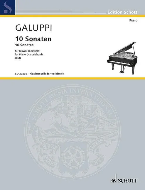 Galuppi, Baldassare : Galuppi, Baldassare : Sonata B flat major, – piano (Cembalo) – Schott Digital