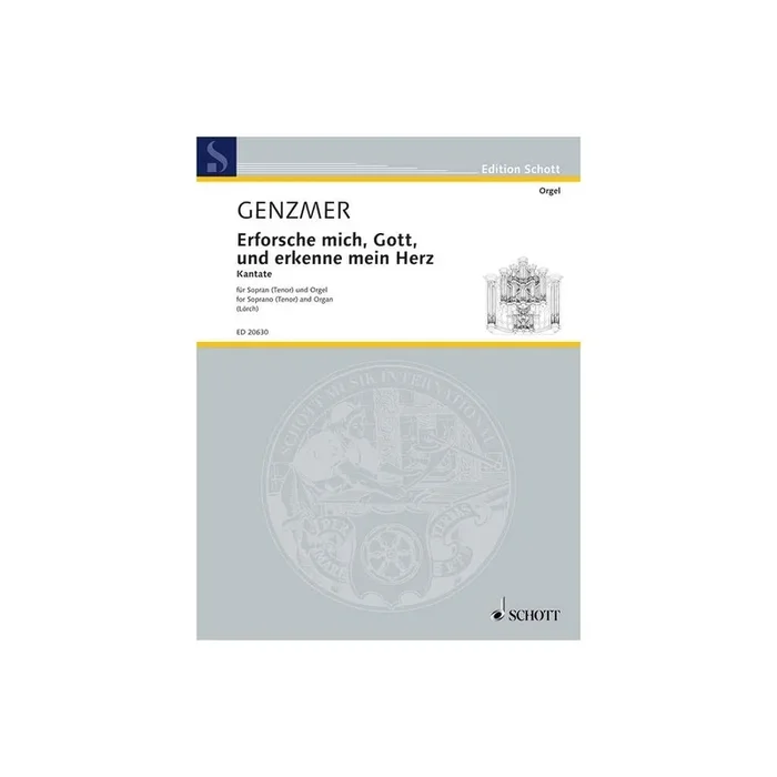 Genzmer, Harald – Erforsche mich, Gott, und erkenne mein Herz GeWV 82