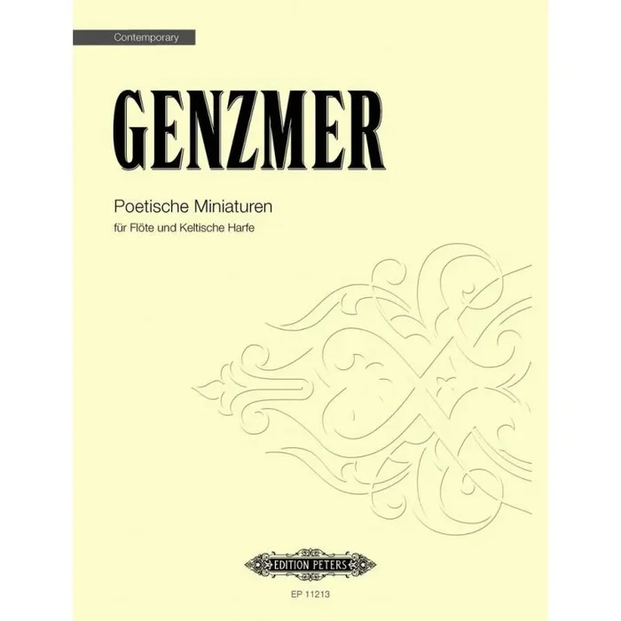 Genzmer, Harald – Poetic Miniatures for flute & celtic harp