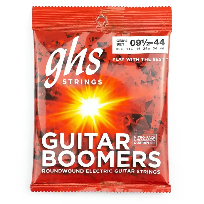 GHS Boomers Dynamite Nickel Alloy 9.5-44 Electric Guitar Strings, Extra Light+