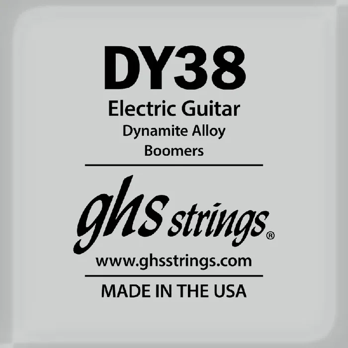 GHS Boomers Round Core Nickel Wound .038 Electric Guitar Single String