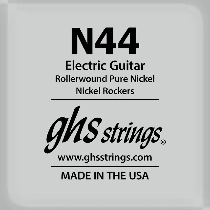 GHS Rollerwound Pure Nickel 44 (.044‚Äù) Electric Guitar Single String