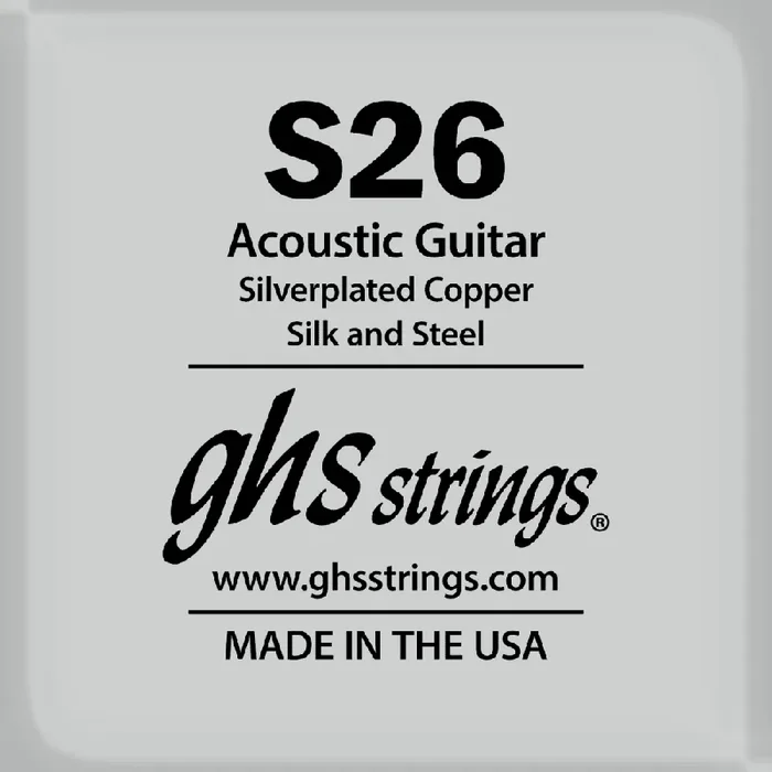 GHS Silk & Steel 26 (.026‚Äù) Acoustic Guitar Single String