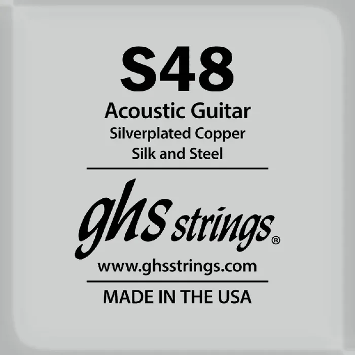 GHS Silk & Steel 48 (.048‚Äù) Acoustic Guitar Single String