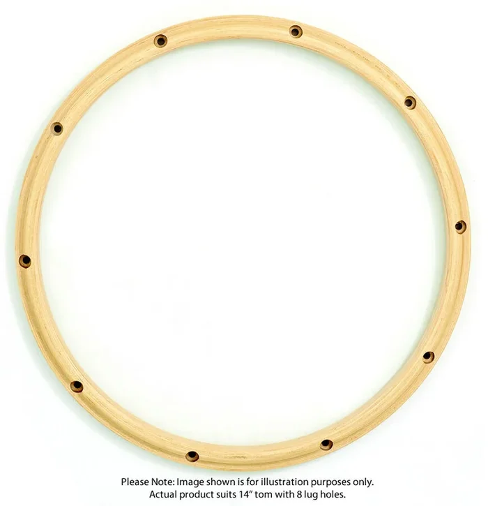 Gibraltar 14″/8 Lug Snare Batter Side Wood Hoop (Pk-1)