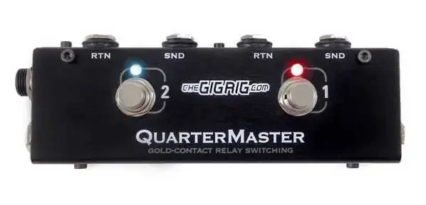 GigRig QuarterMaster QMX‑2 – Compact 2‑Loop True Bypass Switcher