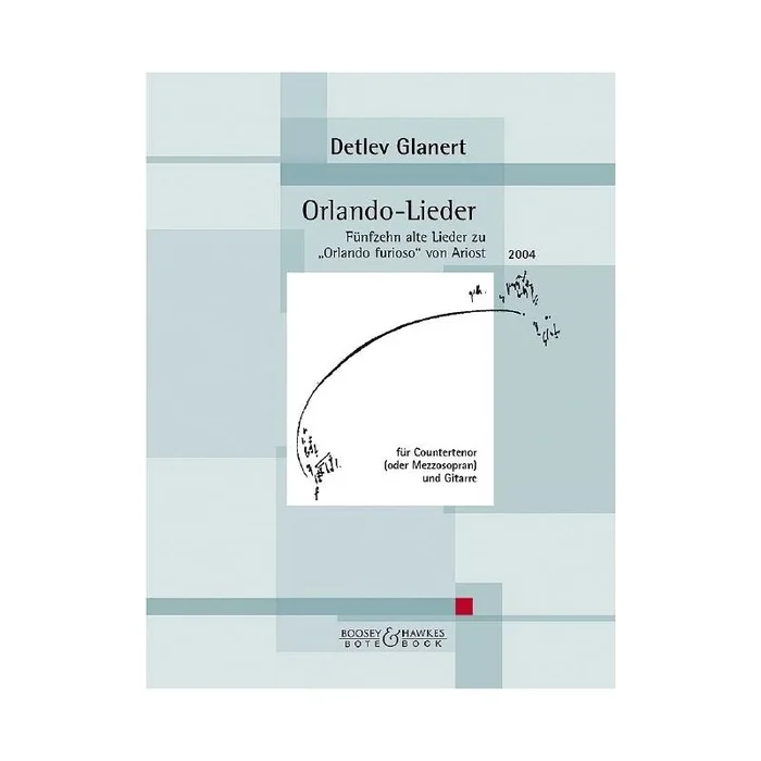 Glanert, Detlev – Orlando-Lieder
