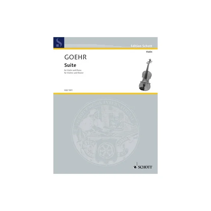 Goehr, Alexander – Suite op. 70