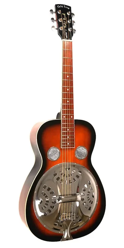 Gold Tone PBR Paul Beard Signature-Series Roundneck Resonator Guitar with Hard Case