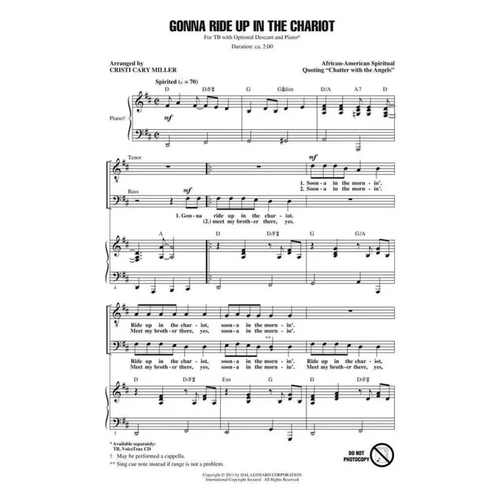 Gonna Ride Up in the Chariot