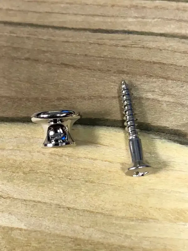 Gotoh (EP-B1-N) Standard / Small Rounded Nickel End Pin + Screw