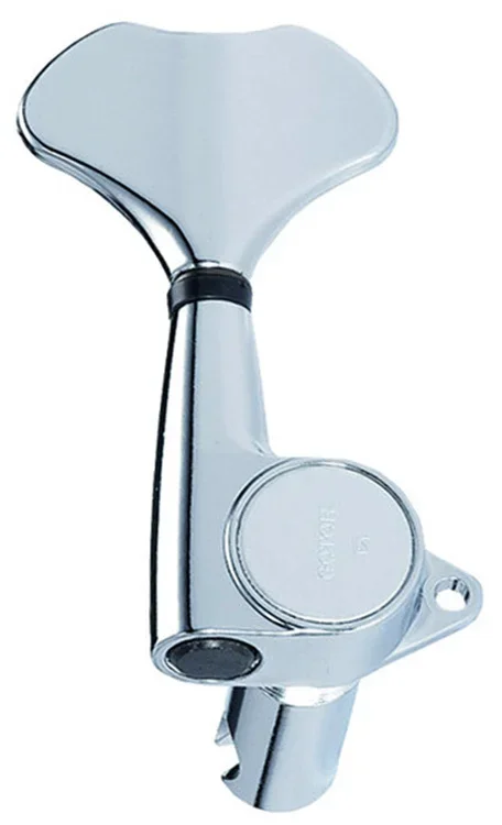 Gotoh GB707 Series Electric Bass Guitar Tuning Machines in Chrome Finish (4-inline)