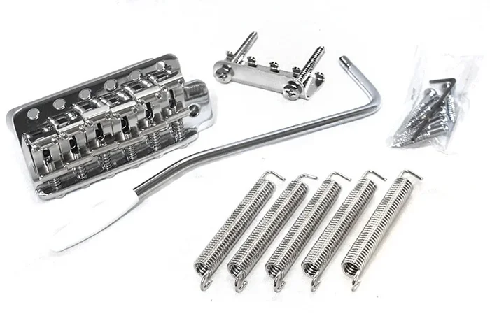 Gotoh GE101T Vintage 6-point Tremolo Bridge in Chrome Finish