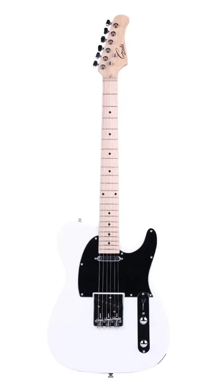 Gould GTE100WH TE Style Electric Guitar – White