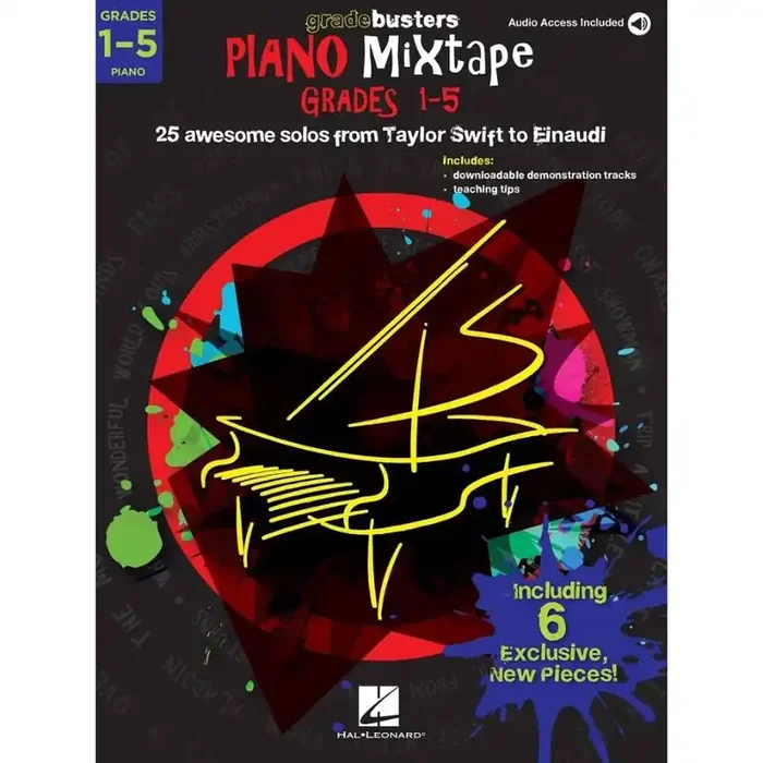 Gradebusters Piano Mixtape Grades 1-5 with Audio Access