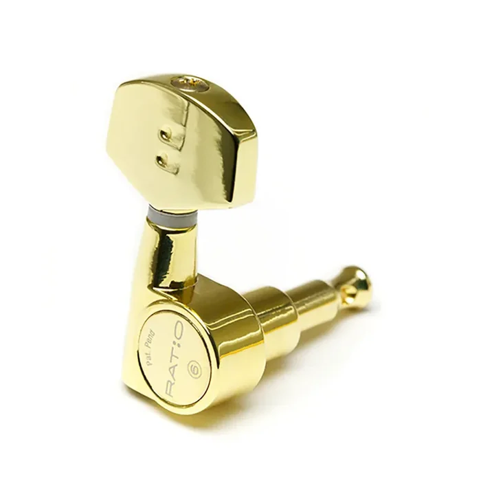GraphTech Ratio Acoustic Guitar Machine Heads Gold