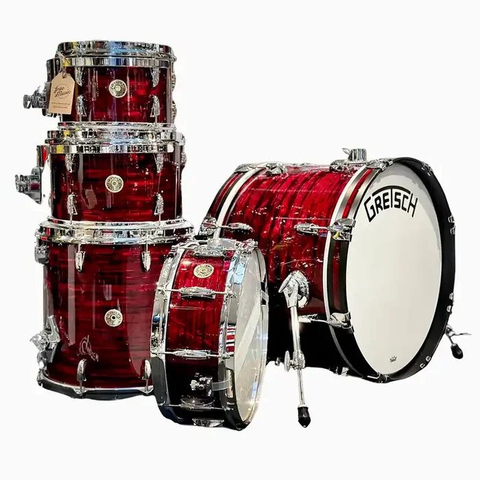 Gretsch Broadkaster 20″ Drum Kit Ruby Red Pearl