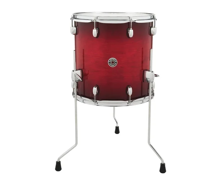 Gretsch Catalina Club 14 ” x 14 ” Floor Tom in Gloss Crimson Burst