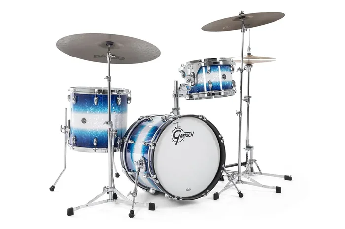 Gretsch USA Brooklyn 18″ Jazz Bop Kit – Blue Burst Pearl
