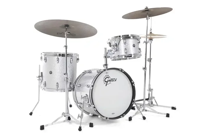 Gretsch USA Brooklyn 18″ Jazz Bop Kit – Silver Sparkle