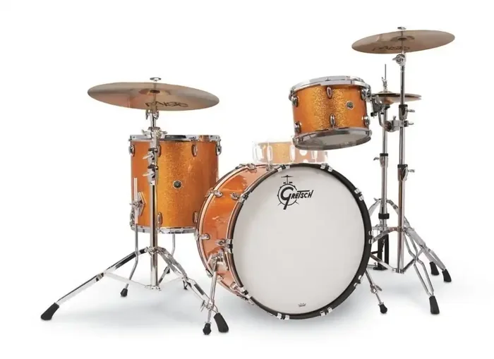 Gretsch USA Brooklyn 22″ Drum kit – Gold Sparkle