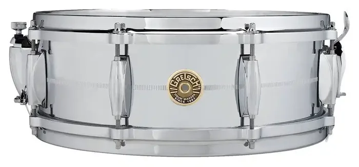 Gretsch USA Snare Drum Chrome Over Brass 14×5″