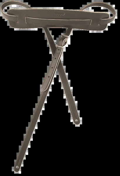 Gretsch Vintage Leather Guitar Strap, Black