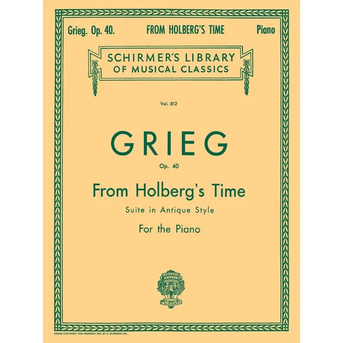 Grieg, Edvard – From Holberg’s Time