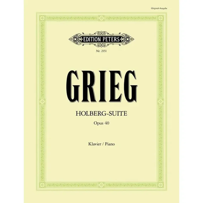 Grieg, Edvard Holberg Suite Op. 40