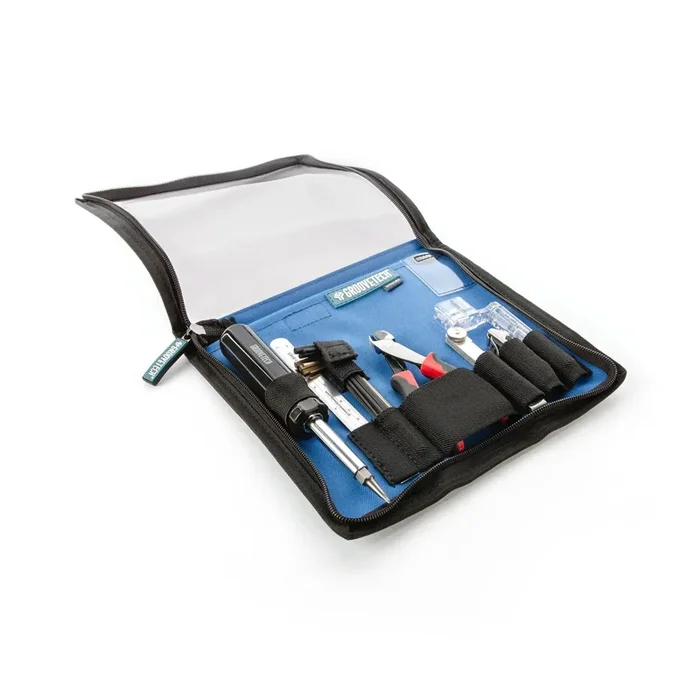 Groovetech Guitar Kit – Guitar Player Tech Kit with Tools and Carry Pouch