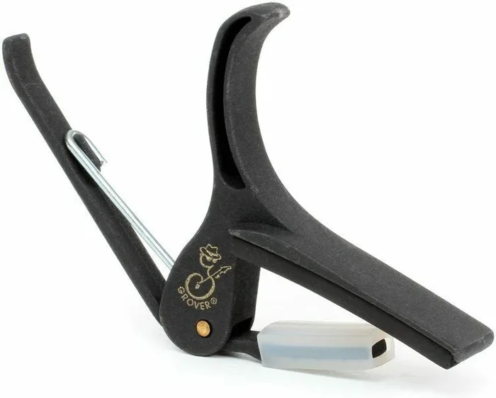 GROVER ULTRA Off-set Acoustic Guitar Capo Black GRO750BK