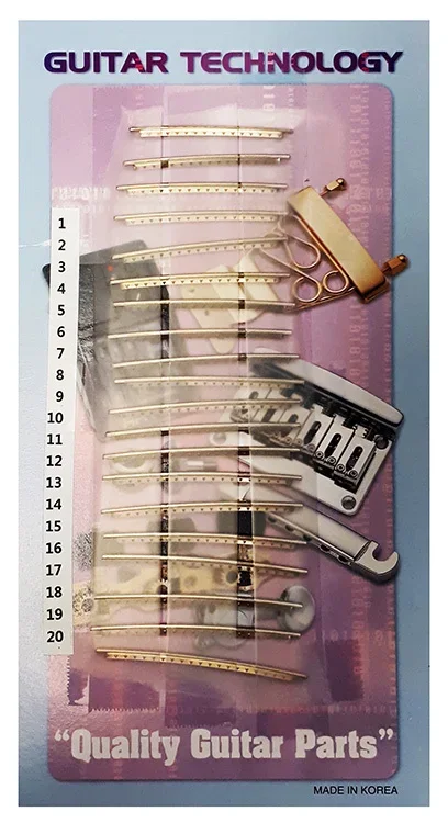 GT Nickel/Silver 20-Fret Acoustic Guitar Fretwire Set (2.30mm)