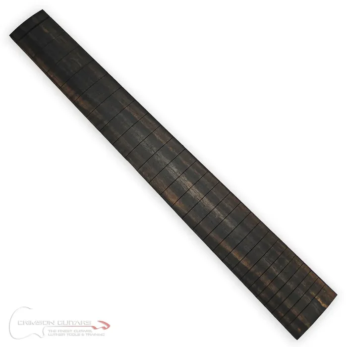 Guitar Fretboard – Ebony – Pre-Slotted and Radiused