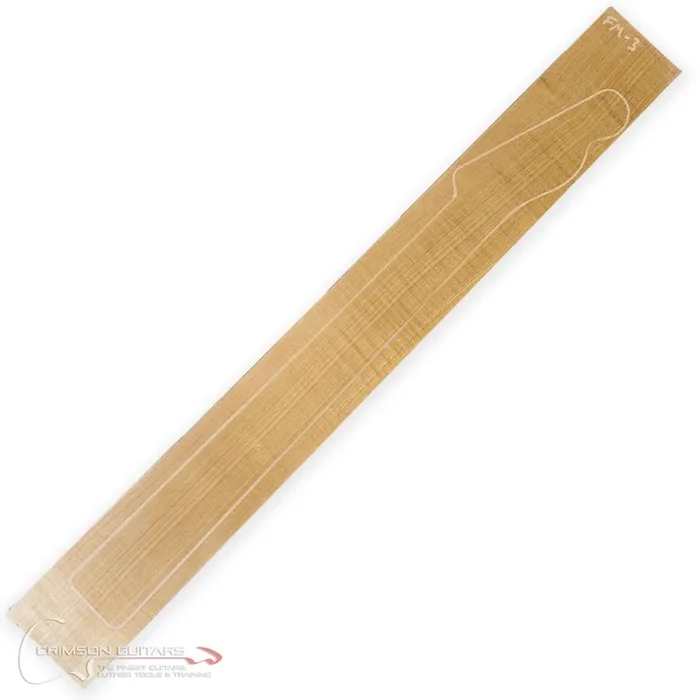 Guitar Neck Blank (Flat Headstock) – Flame Maple