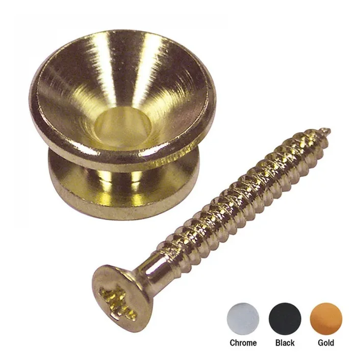 Guitar Tech End Pins Gold ~ 24 Pack