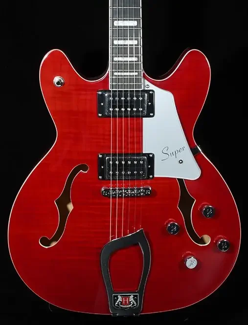 Hagstrom Super Viking – Wild Cherry Transparent