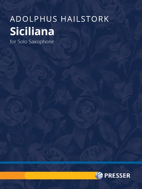 Hailstork: Siciliana (arr. for saxophone)