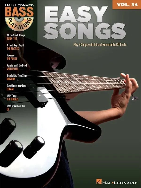 Hal Leonard Bass Play-Along – Easy Songs