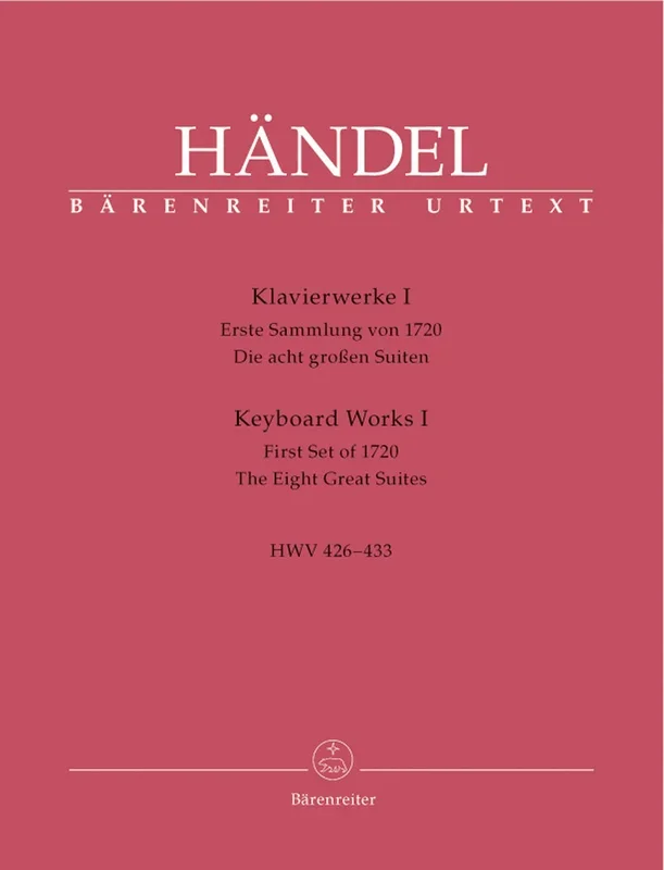 Handel: Eight Great Suites (1720) for Piano Solo