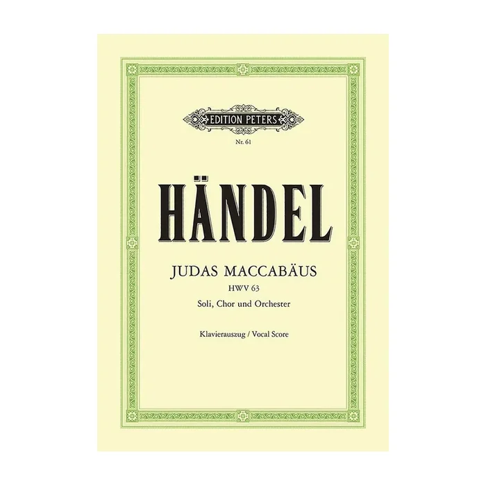 Handel, G F – Judas Maccabeus