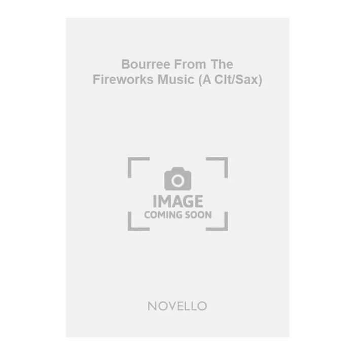 Händel, Georg Friedrich – Bourree From The Fireworks Music (A Clt/Sax)