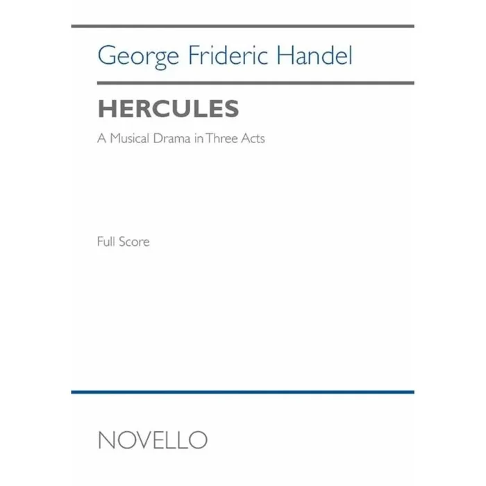 Händel, Georg Friedrich – Hercules (Ed. Peter Jones) (Full Score)