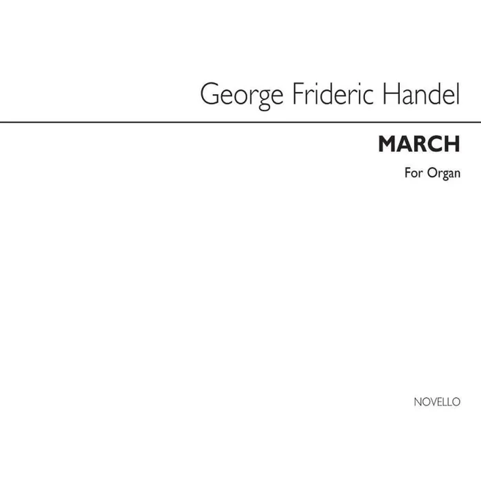 Händel, Georg Friedrich – March From ‘Scipio’ (Organ)