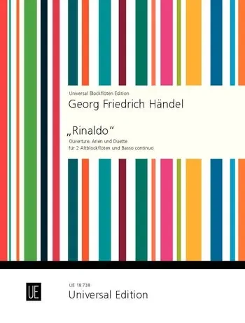 Handel Rinaldo for 2 Treble Recorders and Continuo