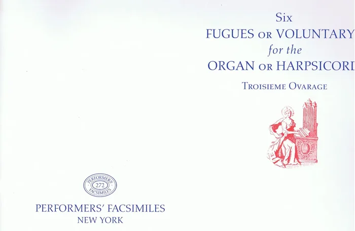Handel Six Fugues or Voluntarys for the Organ or Harpsichord