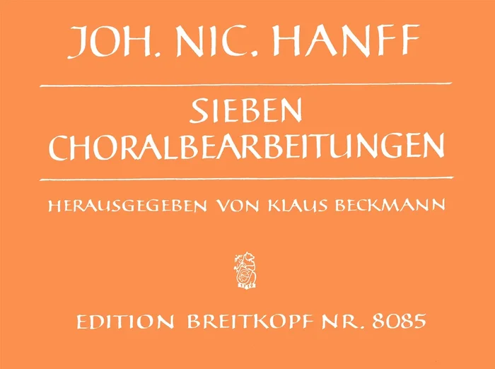 Hanff: 7 Chorale Settings