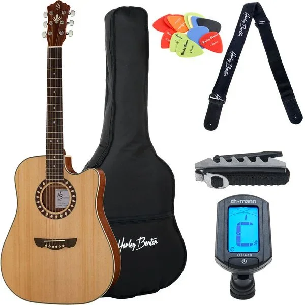 Harley Benton Custom Line CLD-1048SCE Bundle