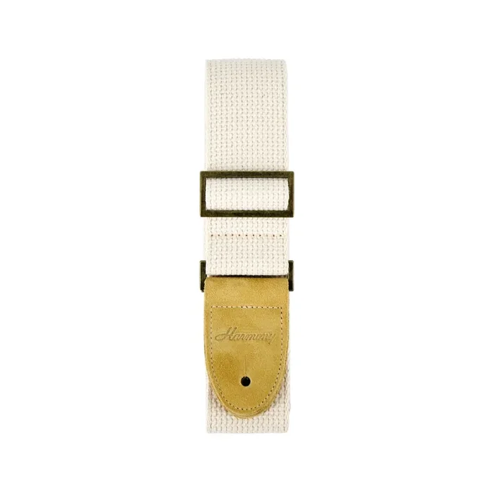 Harmony Cotton Guitar Strap, Cream