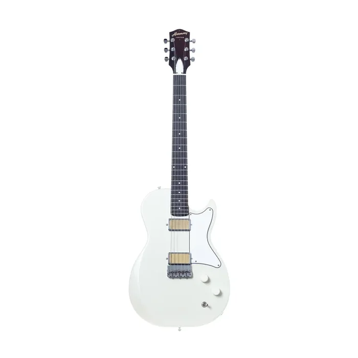 Harmony Standard Series Jupiter Electric Guitar w/Case, RW FB, Pearl White